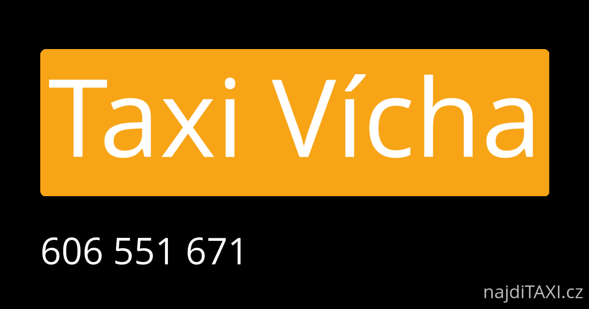 Taxi Vícha (Chropyně)