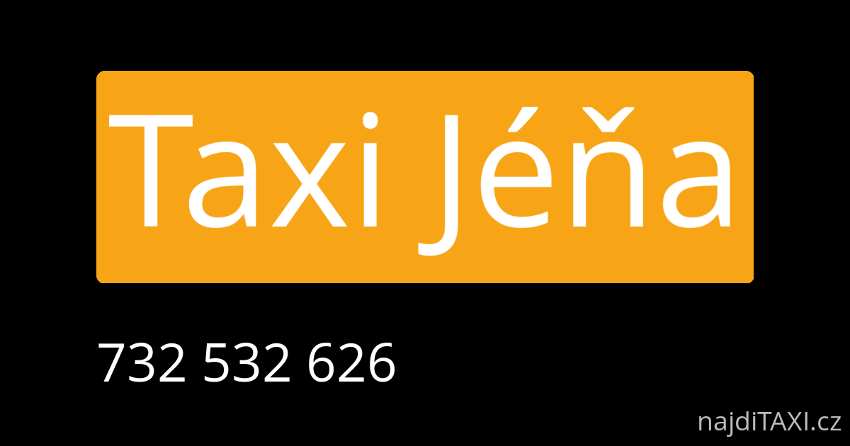Taxi Jéňa (Dvůr Králové nad Labem)