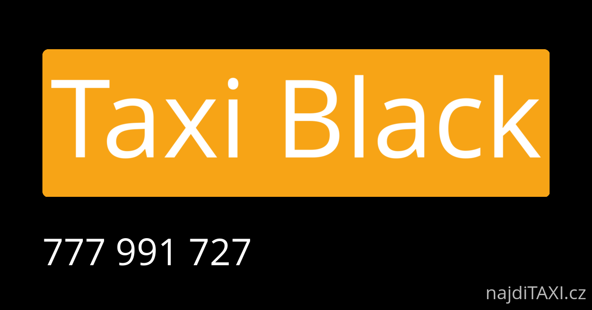 Taxi Black (Holešov)