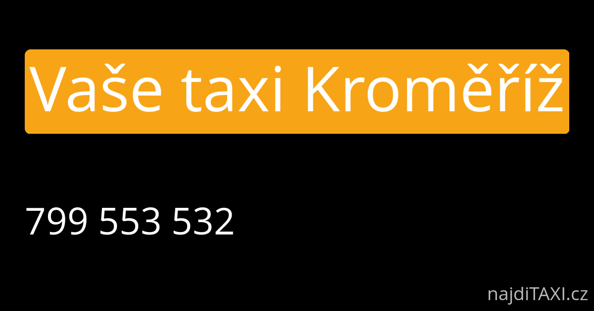 Vaše taxi Kroměříž (Kroměříž)