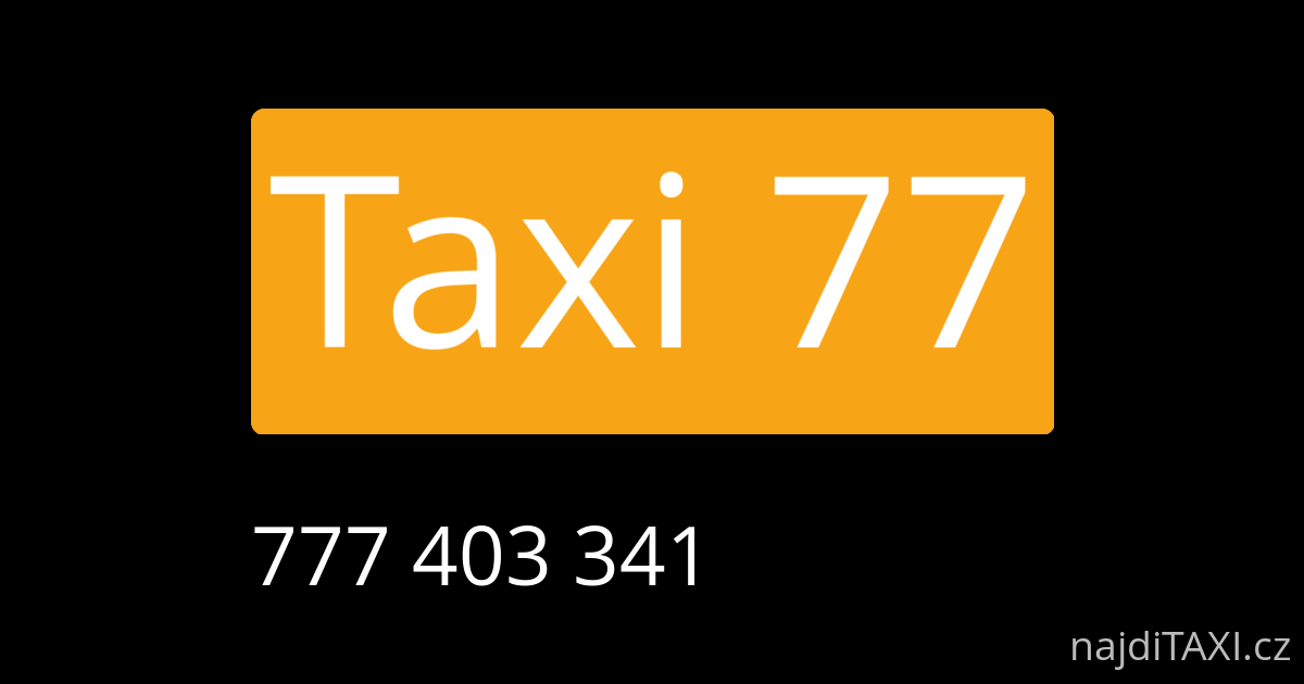 Taxi 77 (Luhačovice)