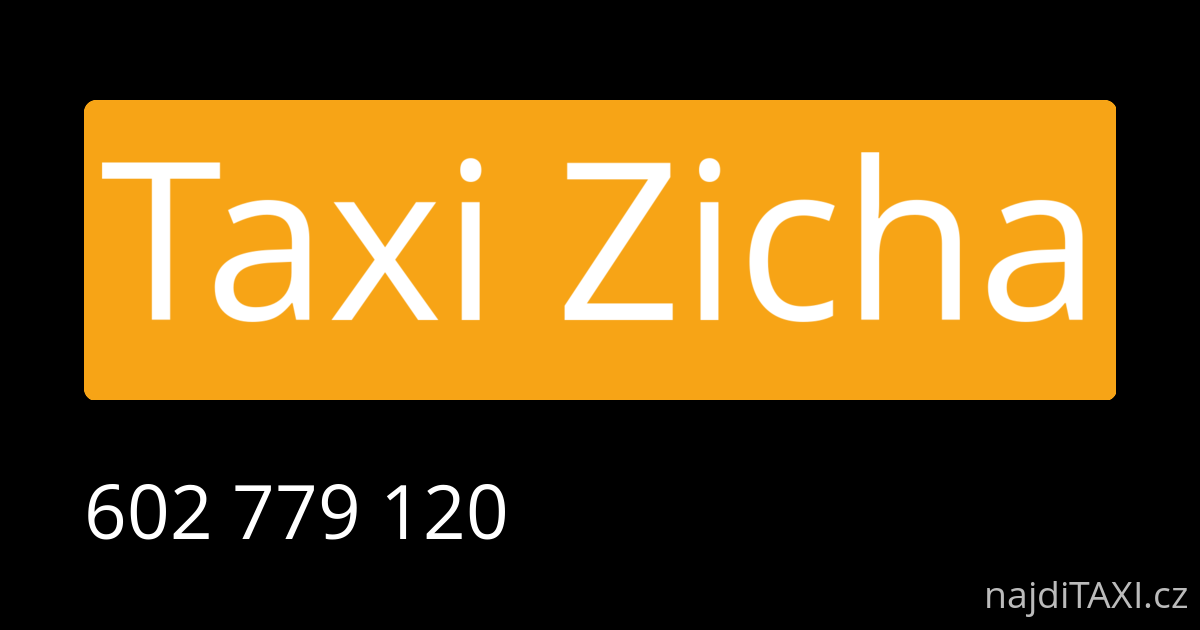 Taxi Zicha (Luhačovice)