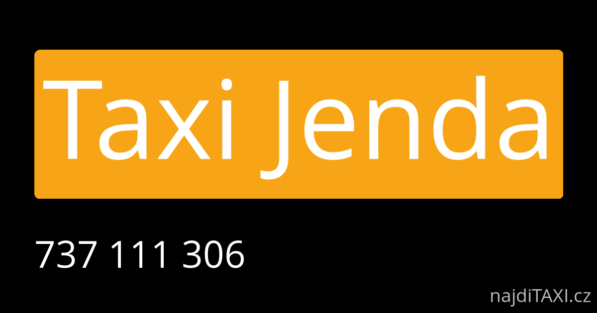 Taxi Jenda (Mělník)
