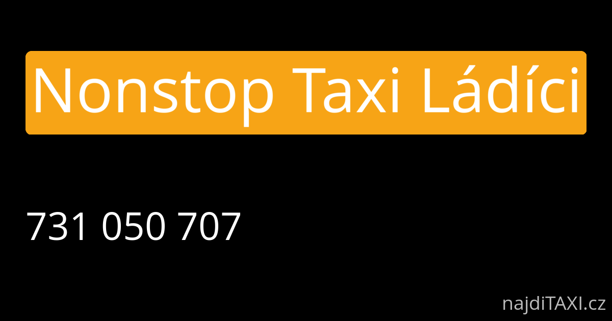 Nonstop Taxi Ládíci (Nový Jičín)