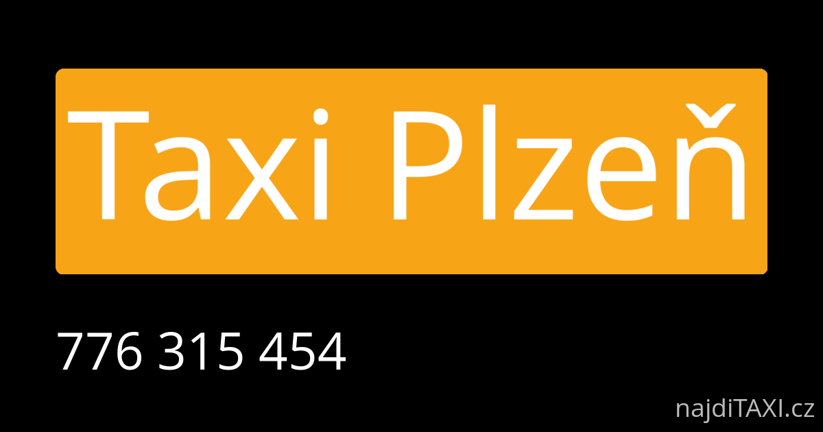 Taxi Plzeň (Plzeň)